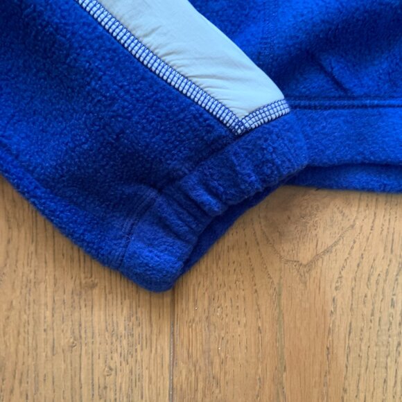 Free People Movement So Fly Half Zip Pullover Fleece Crop Jacket Blue Size XS - Picture 6 of 9